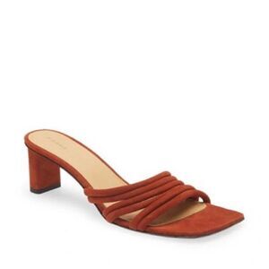 FRAME Le Tonga Suede Mules NIB